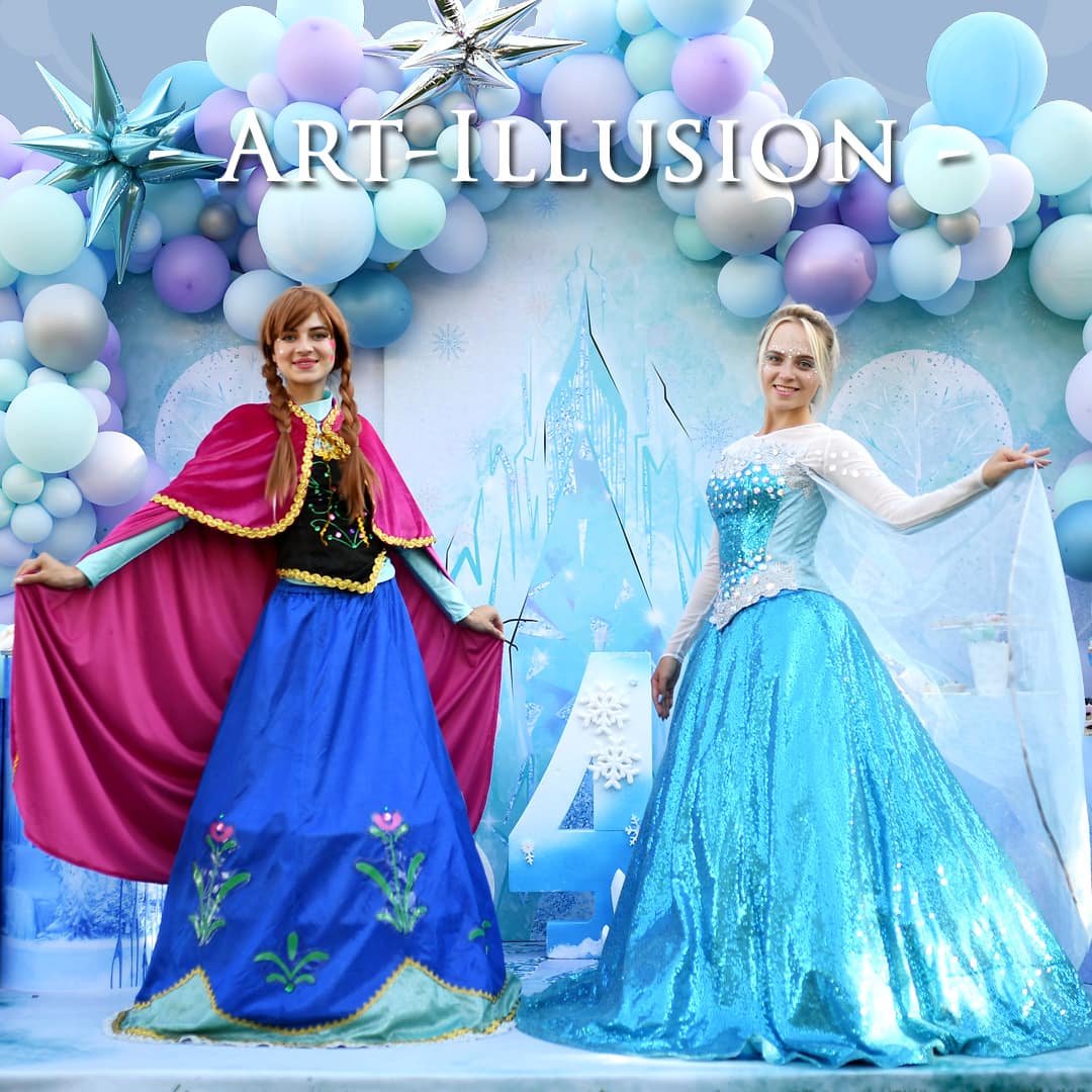 Аніматори Києв Анна та Ельза Дитячий День Народження у стилі Frozen