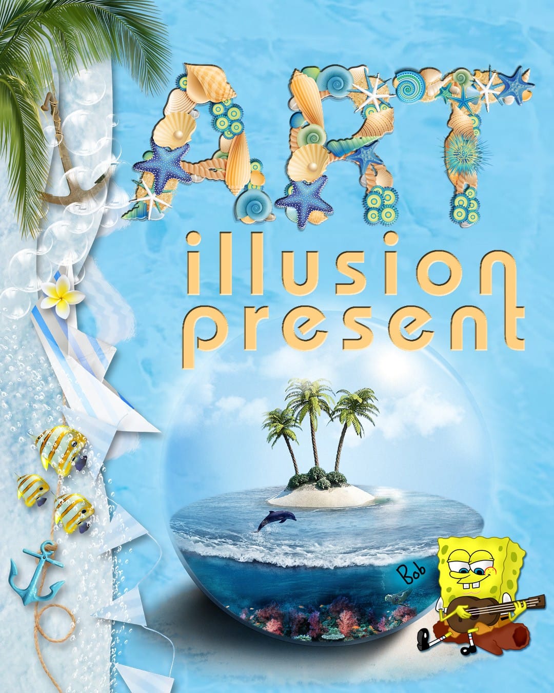 Sponge BOB от Агентства Детских Праздников Арт-Иллюзио Дитячий День Народження у стилі Sponge BOB