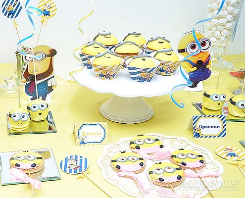 організація свят Київ Candy Bar у стилі Minions