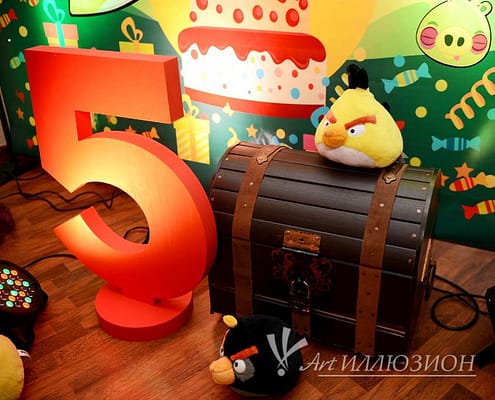 Организация и Проведение Детского Праздника в стиле Angry Birds Организация и Проведение Детского Праздника в стиле Angry Birds