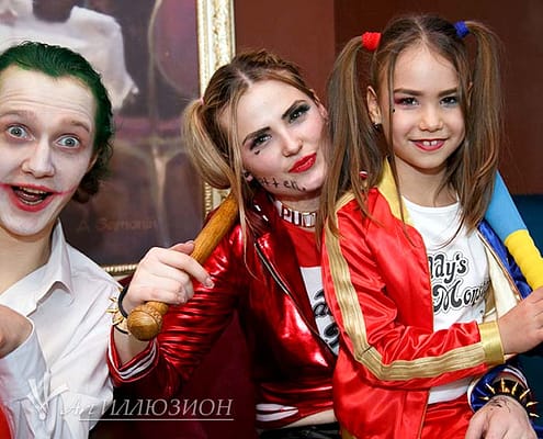 Харли Квинн от Агентства Детских Праздников Арт-Иллюзион Киев Детский День Рождения в стиле Харли Квинн