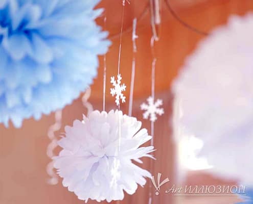 Фотозона Frozen от агенства Art-Иллюзион Новогодние Праздники для Детей