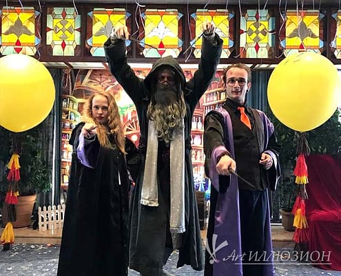 Фотозона Harry Potter от агенства Art-Иллюзион Аниматоры Киев, Фотозоны и Декор Harry Potter