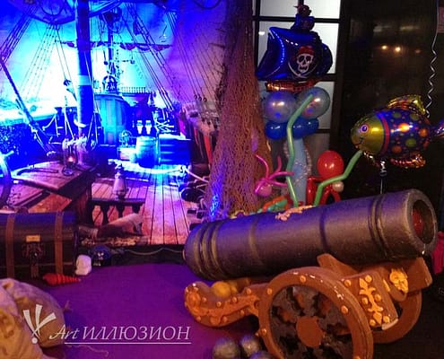 Фотозона Пираты от агенства Art-Иллюзион Фотозоны и Декор Пираты