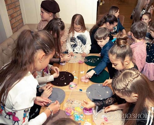 Майстер клас для дітей з декору беретів виїзні дитячі майстер класи Київ