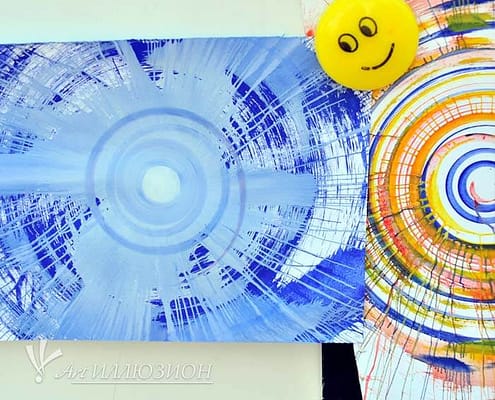 Мастер класс для детей Spin-Art Выездные мастер классы для детей и взрослых Киев