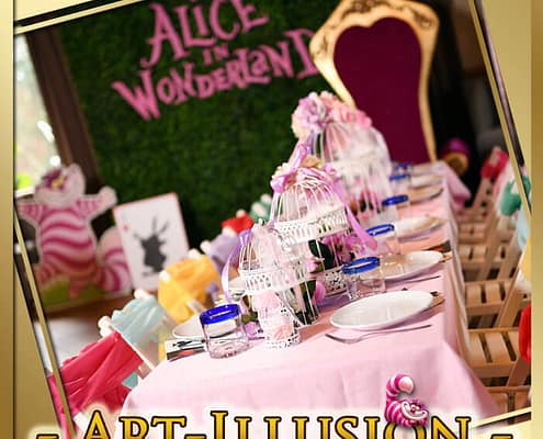 Candy Bar и торт на день рождения в стиле Алиса в Киеве Candy Bar и торт в стиле Алиса