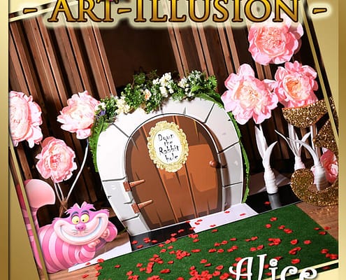 Оформление праздников в Киеве от ивент-агентства Арт-Иллюзион Фотозона на День рождения в стиле Alece