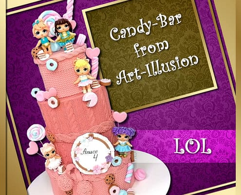 Candy Bar и торт на день рождения в стиле LOL в Киеве Candy Bar и торт в стиле LOL