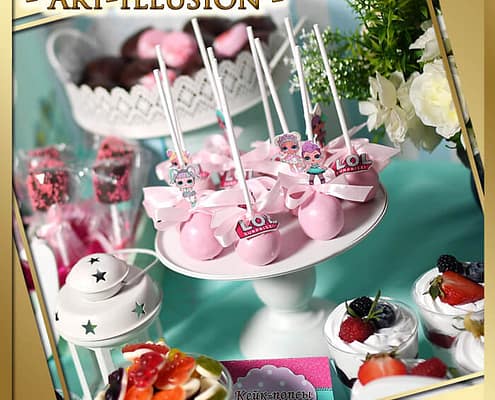 Кенди бар и торт на день рождения в стиле LOL в Киеве Кенди бар в стиле LOL