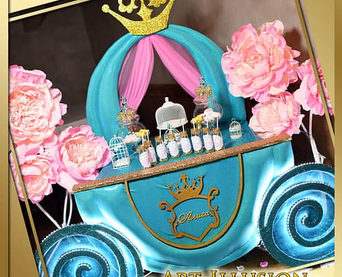 Кенди бар и торт на день рождения в стиле PRINCESS в Киеве Кенди бар в стиле Princess