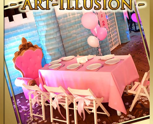 Кенди бар и торт на день рождения в стиле PRINCESS в Киеве Кенди бар в стиле Princess