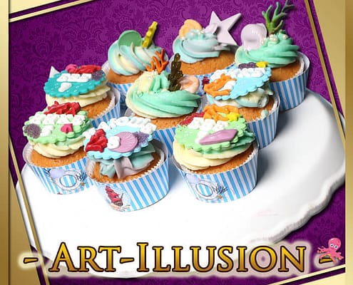 Кенди бар и торт на день рождения в стиле SEA в Киеве Кенди бар и торт в стиле Sea