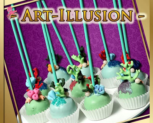 Кенди бар и торт на день рождения в стиле SEA в Киеве Кенди бар и торт в стиле Sea