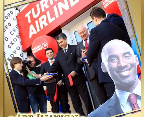 Открытие офиса Turkih Airlines от ивент агентства "Art-Illusion" Ивент агентство Киев "Art-Illusion" и Turkih Airlines