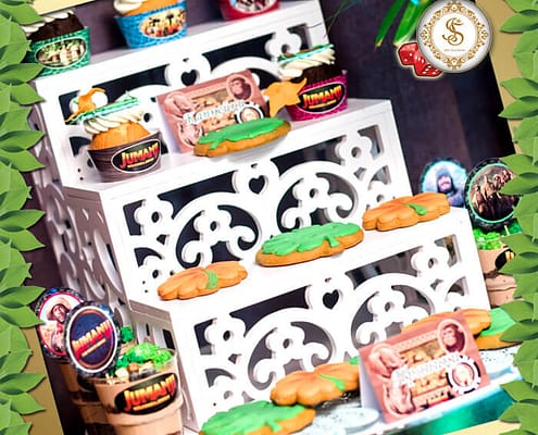 Кенди бар и торт на день рождения в стиле Jumanji в Киеве Кенди бар в стиле Jumanji