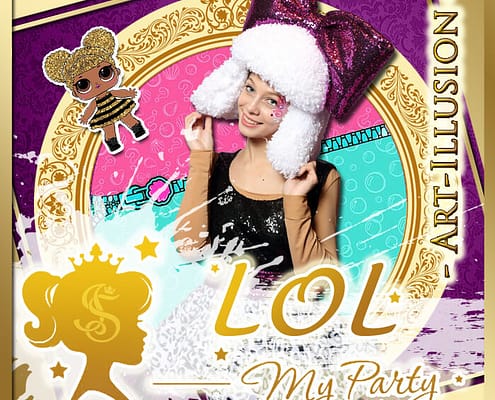 LOL от Агентства Детских Праздников Арт-Иллюзион Киев Детский День Рождения в стиле LOL