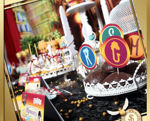 Кенди бар и торт на день рождения в стиле Harry Potter в Киеве Кенди бар на детский День рождения в стиле Harry Potter