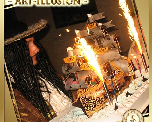 торт на день народження торт на дитяче свято у стилі Pirates