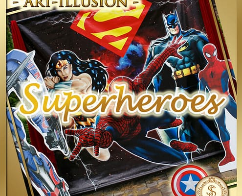 Оформлення свят у Києві Фотозона на День народження у стилі Superheroes