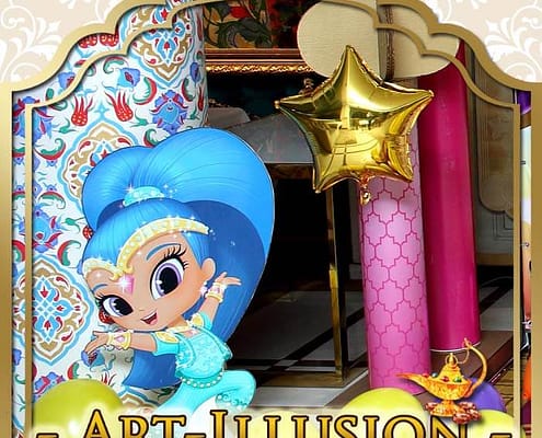 Фотозона и декор на День рождения в стиле Shimmer and Shine в Киеве Фотозона на Детский праздник в стиле Shimmer and Shine