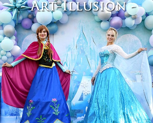 Аніматори Києв Анна та Ельза Дитячий День Народження у стилі Frozen